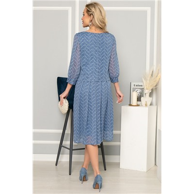 Платье "Пелагея" (голубое) П4969