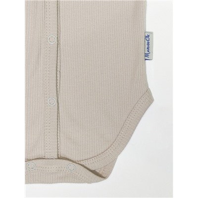 159/522 Боди кор/рук.однотон (интерлок)