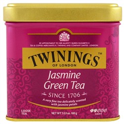 Twinings, Jasmine Green, Loose Tea, 3.53 oz (100 g)