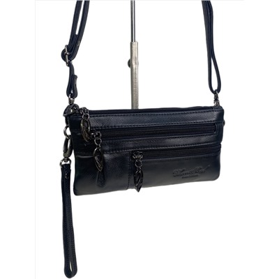 Женская сумка из натуральной кожи, цвет кофе