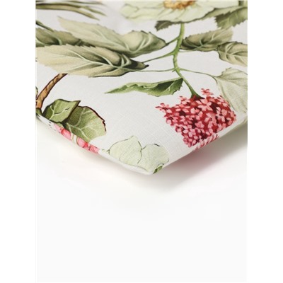 Подушка на стул «Этель» Organic home, 42×42×7 см, белая