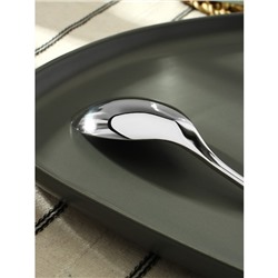 Ложка столовая из нержавеющей стали «Марио», длина 20 см, серебристая