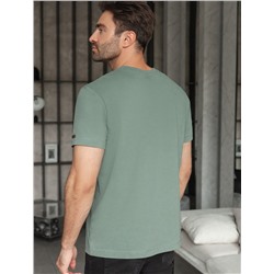 Футболка базовая полуприлегающая из премиального хлопка с эластаном