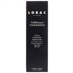 Lorac, Тональная основа POREfection, PR4 оттенок Light Medium, 33,3 мл