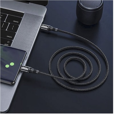 Кабель Type-C - Type-C Hoco X50 Excellent 100W 100см 5A  (black)
