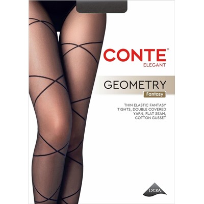 Новинки CONTE FANTASY GEOMETRY Колготки женские