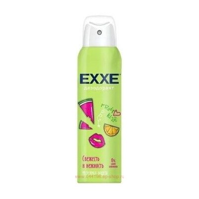 EXXE Дезодорант-Спрей женский Свежесть и нежность FRUIT KISS 150 мл 0853