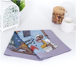 К-т полотенец "Белые ночи" 50*60 см. - 3 шт. рогожка хлопок 100%