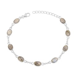 Браслет, лабрадорит, Анис