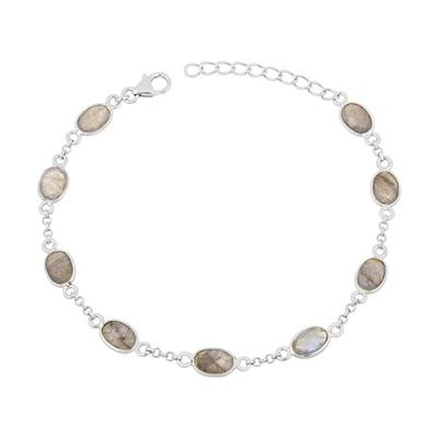 Браслет, лабрадорит, Анис