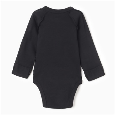 Боди детское MINAKU, рост 86-92 см, чёрное