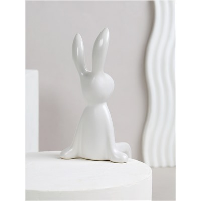 Статуэтка Кролик 21 см Пасха / HBC-101 /уп 30/белый