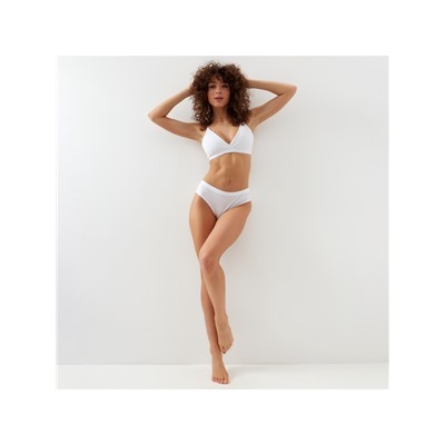 Комплект нижнего белья женский (топ, трусы) Collorista, белый, размер 42-44