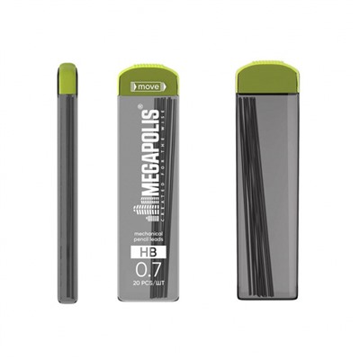 Грифель 0.7 мм HB 26611 (20 шт) MEGAPOLISR Concept ErichKrause