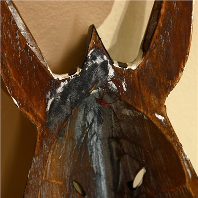 Маска «Зебра», 50 см, дерево албезия