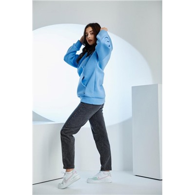 Толстовка женская 67090 (Голубой)