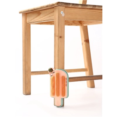 Игрушка-чесалка для кошек с кошачьей мятой 16 см, розовая