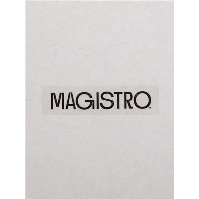 Чайная пара Magistro Fray, 2 предмета: чашка 230 мл, блюдце 15 см, фарфор