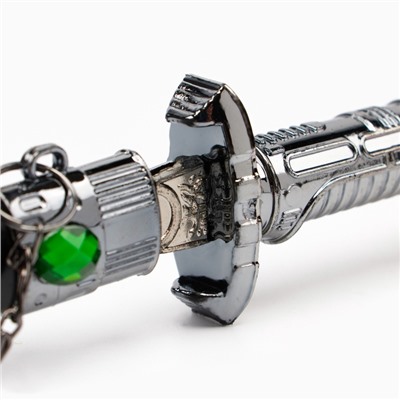 Макет оружия «Сувенирный кинжал на подставке 2в1. Кристаллы», на ножнах дракон, рукоять в форме светового меча, 26.5 см