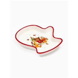 Блюдо новогоднее «Волшебного года», 20×17.5×3 см, ручная работа