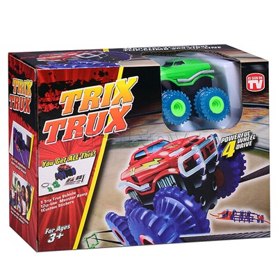 Машина-трюкач на батарейках, в коробке