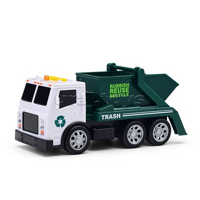Машина "Мусоровоз" с ковшом, 1:32 (свет, звук) в коробке