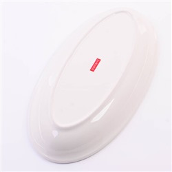 60266 Блюдо сервировочное овальное Розовый сад доломит LR (х24)