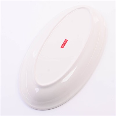 60266 Блюдо сервировочное овальное Розовый сад доломит LR (х24)