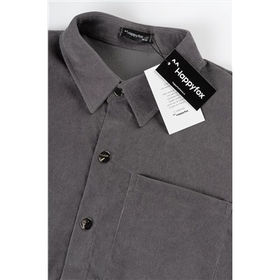 Мужская вельветовая рубашка Happyfox