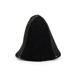 Шапка для бани и сауны «Колокольчик», полиэфир 70%, шерсть 30%, серая, «Добропаровъ»