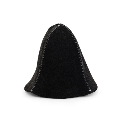 Шапка для бани и сауны «Колокольчик», полиэфир 70%, шерсть 30%, серая, «Добропаровъ»