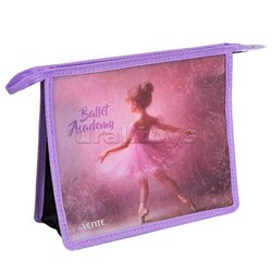 Папка для тетрадей "Ballet Academy" A5 (243x200x80 мм) с текстильным расширением 80 мм, на молнии