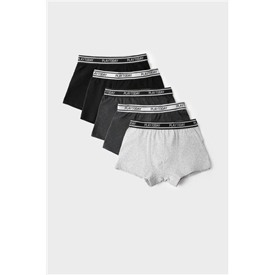 Трусы трикотажные для мальчиков - боксеры, 5 шт в комплекте PLAYTODAY, 1243502