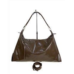 Женская сумка из искусственной кожи, цвет  коричневый