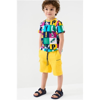 Шорты трикотажные для мальчиков PLAYTODAY, 1240610