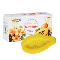 Aasha Herbals Аюрведическое косметическое мыло / Honey Dew Папайя, 75 г 24485