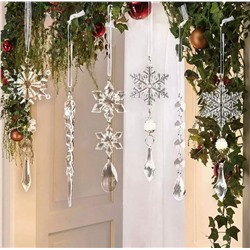 Набор украшений на ёлку 6 подвесок