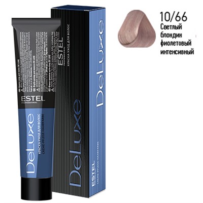 ЭстельDeLuxe Крем-краска для волос 10/66 Светлый блондин фиолетовый интенсивный 60 мл