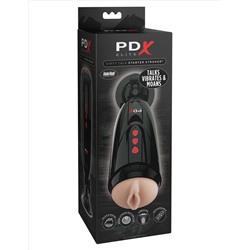 Мастурбатор-вагина с вибрацией Dirty Talk Starter Stroker