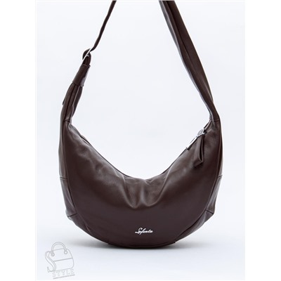 Сумка женская кожаная 9177SP coffee Velina Fabbaino-Safenta в Новосибирске