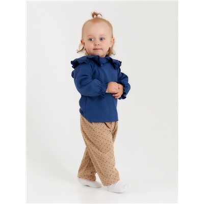 Кофточка для девочки Крошка Я BASIC LINE, рост 62-68 см, синяя