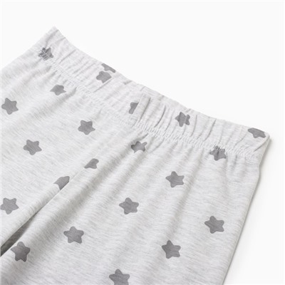 Брюки прямые домашние женские KAFTAN «Звезды», размер 52-54, серые