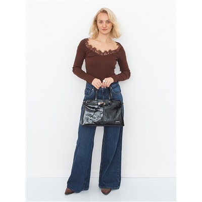 Сумка 91383-1 black Velina Fabbiana-Safenta
