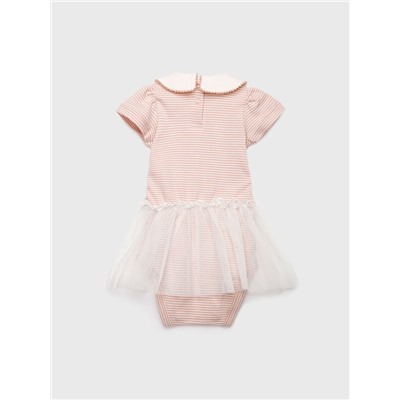 Платье-боди детское трикотажное для девочек