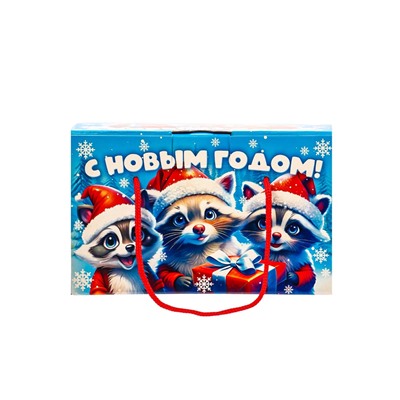 Сладкий новогодний подарок «Еноты и друзья», детский, 1000 г