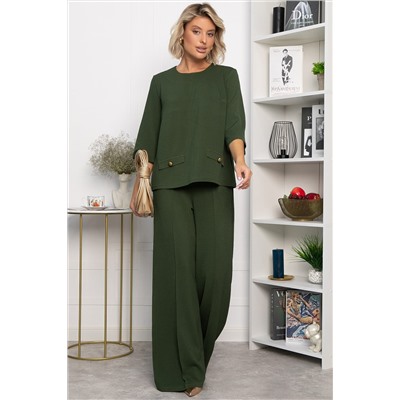 Костюм трикотажный Альберта (темно-зеленый) К14342-10М