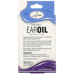 Wally's Natural, Organic Ear Oil, 1 fl oz (30 ml)