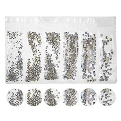 Nail Art Набор страз для ногтей, синий 15850