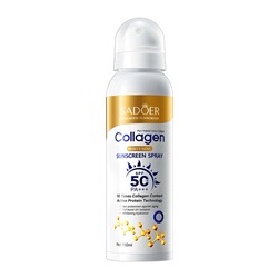 Солнцезащитный спрей с коллагеном SPF 50 SADOER