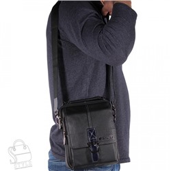 Сумка мужская кожаная 67712Z black Zinimxs